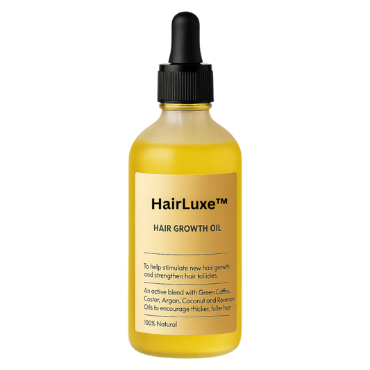 HairLuxe™ Hårvækstolie | Sig farvel til hårtab og oplev tykkere, stærkere hår på kun 4 uger!