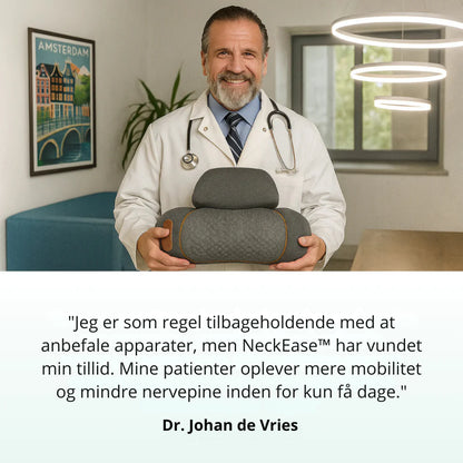 NeckEase™ Nakkepude | Sig farvel til nakkesmerter og genopret din holdning på kun 15 minutter om dagen!