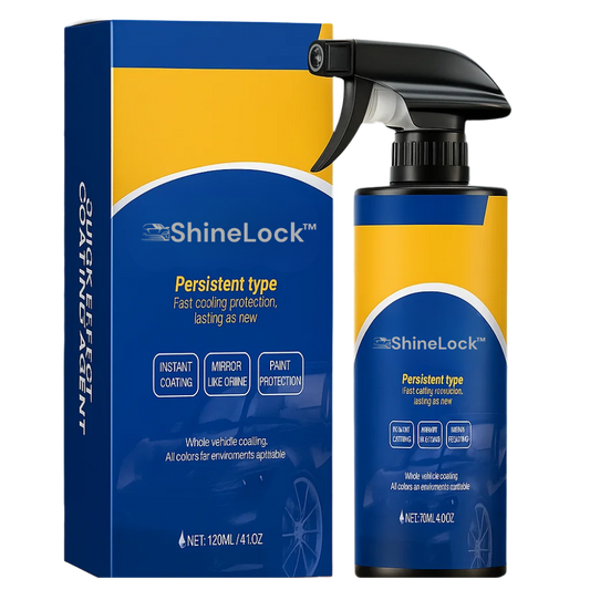 ShineLock™ Bil Lak Spray | Få spejlblank glans og 6 ugers beskyttelse på bare 5 minutter!