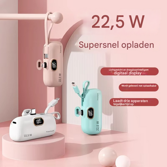 ChargeVault™ | Dagenlang batteri uden stikkontakt